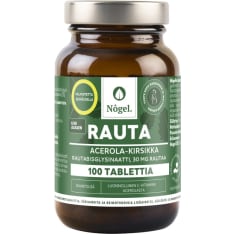 Nôgel Rauta Acerola-Kirsikka 30 mg 100 tabl. ravintolisä