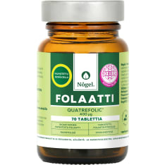 Nôgel Folaatti Quatrefolic® 400 μg 70 tablets. ravintolisä
