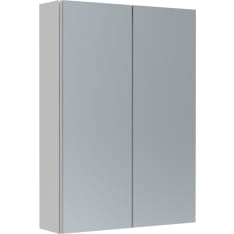 Mirror cabinet BIANCO 50 cm matte white, two doors
