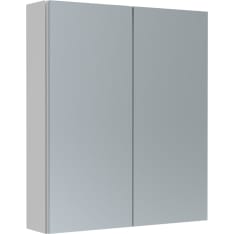 Mirror cabinet BIANCO 60 cm matte white, two doors