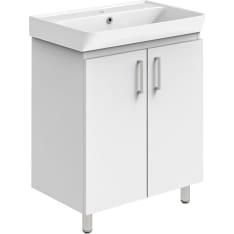 Vanity cabinet BIANCO with two  doors 60 cm, matte white
