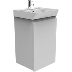 Stocksund Crea CR45VO 45 cm matt white sink cabinet