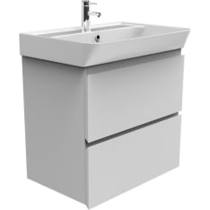 Stocksund Crea CR60V 60 cm matta valkoinen allaskaappi