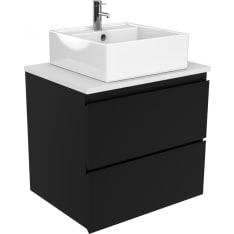 Stocksund Arte AR65M3 65 cm matt black sink cabinet