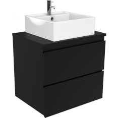 Stocksund Arte AR65M5 65 cm matt black sink cabinet
