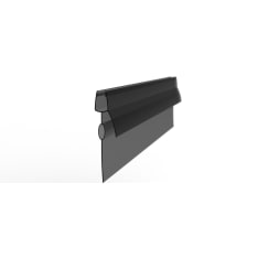 Stocksund length 1 m, height 3 cm, black shower door gasket