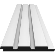 Stocksund 12x122x2600 mm white rim panel