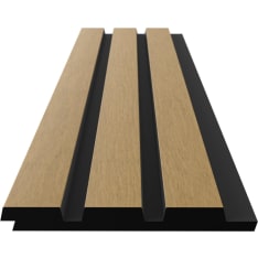 Stocksund 12x122x2600 mm light oak strip panel