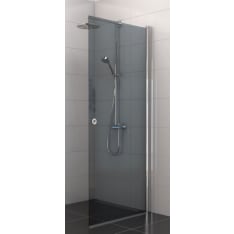 Stocksund 60x195 cm grey swinging shower screen