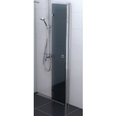 Stocksund 90x195 cm harmaa taittuva suihkuseinä