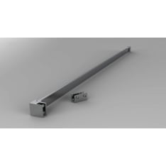 Stocksund stainless steel, chrome plated max. 120 cm shower screen side support