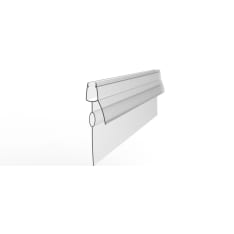 Stocksund length 1 m, height 3 cm clear shower door lacquer sealant