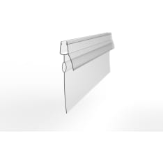 Stocksund length 1 m, height 4 cm clear shower door lacquer sealant