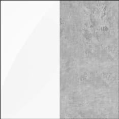 Stocksund 3x610x3010 mm korkeakiiltoinen valkoinen - vaalea sementti komposiittilevy