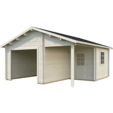 Palmako Roger 21,9+5,2 m2 ilman ovea autotalli