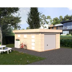 Palmako Rasmus 19 m2 nosto-ovella autotalli
