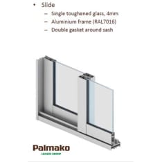 Palmako Lea 19,4 m2 Slide vierasmaja