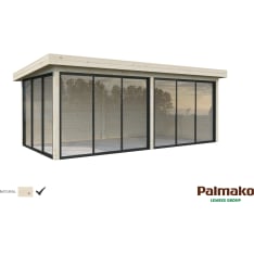 Palmako Lenna 16,6 m2 Set 402 liukuovilla kesähuone