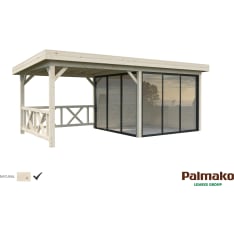 Palmako Lenna 16,6 m2 Set 403 liukuovilla kesähuone
