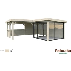 Palmako Lenna 24,9 m2 Set 410 liukuovilla kesähuone