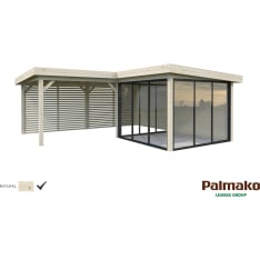 Palmako Lenna 24,9 m2 Set 411 liukuovilla kesähuone