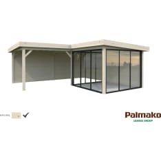 Palmako Lenna 24,9 m2 Set 412 liukuovilla kesähuone