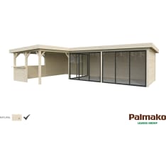Palmako Lenna 33,2 m2 Set 420 liukuovilla kesähuone