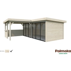 Palmako Lenna 24,9 m2 Set 422 liukuovilla kesähuone