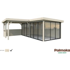 Palmako Lenna 24,9 m2 Set 423 liukuovilla kesähuone