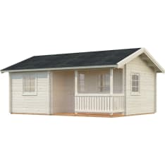 Palmako Sandra 21,5+3,7 m2 mökki