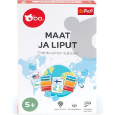 bo. Opettavainen lautapeli - Maat ja Liput