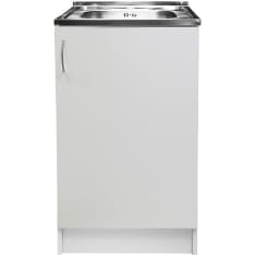 Aqualine 500x600x820 mm white kitchen sink cabinet frame