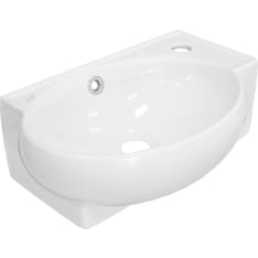 Cerastyle Mini 45 x 28 cm oikea valkoinen pesuallas