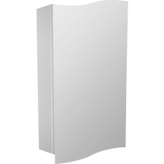 Aqualine Basic Wave 42 cm valkoinen peilikaappi