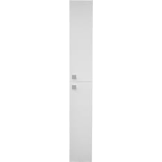 Aqualine Basic 180 cm valkoinen korkeakaappi