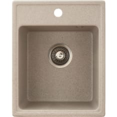 Aqualine X-Granit 400 x 500 mm hiekanvärinen keittiöallas