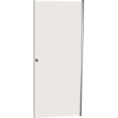 Aqualine kääntyvä 76,5 x 200 cm suora kirkas turvalasi 5 mm suihkuovi
