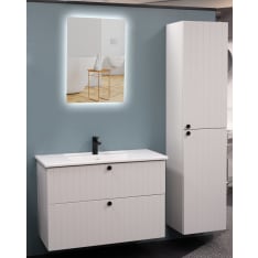 Aqualine 50x70 cm huurteenesto LED valopeili