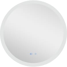 Aqualine 80 cm pyöreä LED-valopeili huurteenestolla