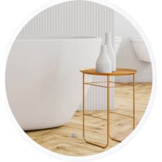 Aqualine Ø 60 cm huurteenesto LED valopeili