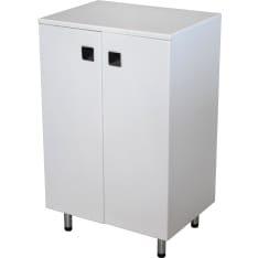 Aqualine 500x385x800 mm valkoinen kylpyhuoneen sivukaappi