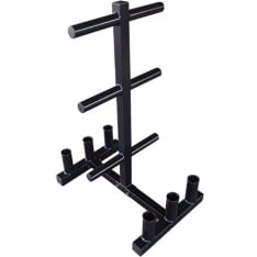 HC Pro weight plate rack with 6 barbell places