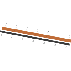 Iron Baltic 1500 mm / 59 " rubber blade
