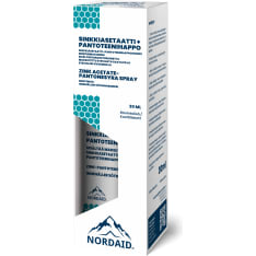 Nordaid Sinkkiasetaatti-pantoteenihapposuihke 30 ml ravintolisä
