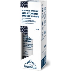 Nordaid Sleep Aid Strong Melatoniinisuihke 1,95 mg 30 ml ravintolisä
