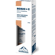 Nordaid Reishi+C -vitamiinisuihke 30 ml ravintolisä