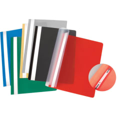 Presentation folder A4 cover strip grey