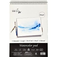 SMLT Art A4 260gsm akvarellilehtiö
