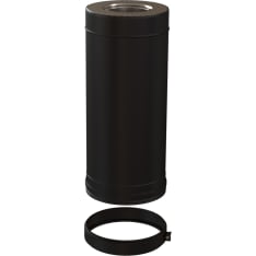 Heatup musta 115mm 0,5m piipun jatko-osa