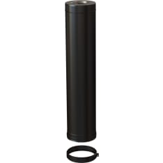 Heatup musta 115mm 1m piipun jatko-osa